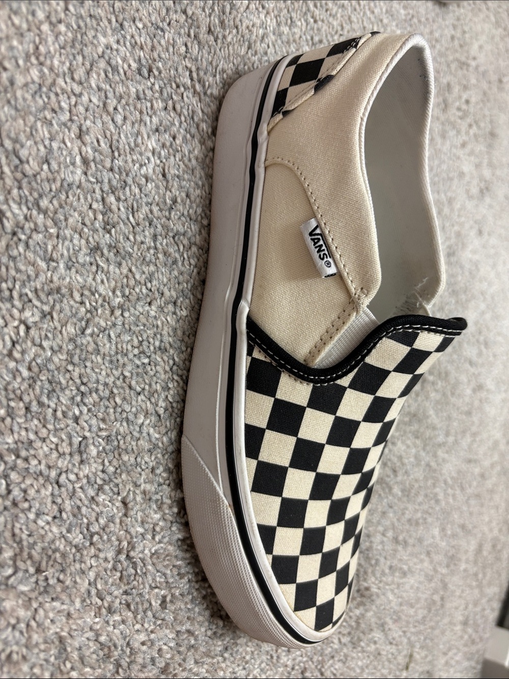 Vans Black and White Checkerboard Slip-On - Picture 9 of 11